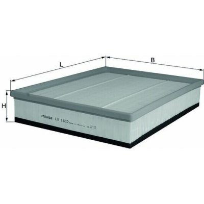 Vzduchový filtr MAHLE ORIGINAL LX 1602 (LX1602) – Hledejceny.cz