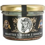 Rillettes s masem z divočáka 180 g – Zboží Dáma
