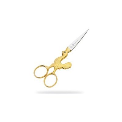 Nůžky vyšívací - Zlatý čáp Délka: 6½