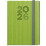 Oskar Vigo A5 Týdenní 2026 zelená – Zboží Dáma
