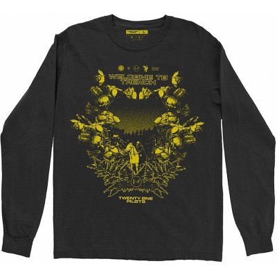 Twenty One Pilots tričko dlouhý rukáv, Trench Scene Black, pánské, velikost XXL