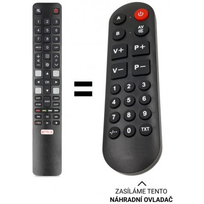 Dálkový ovladač Senior TCL 32S5400AF – Zboží Živě