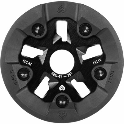 BMX převodník Éclat FELIX GUARD černá 25T – Zboží Mobilmania