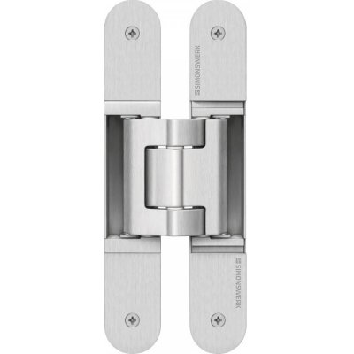 Tectus Dveřní závěs TE 540-FR 3D, skrytý, stříbr. barvený – Zboží Mobilmania