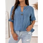 Fashionweek dámská bavlněná halenka oversize s krátkým rukávem UB-Dros Jeans – Hledejceny.cz