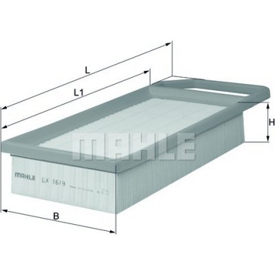 MAHLE Vzduchový filtr LX1619 – Hledejceny.cz