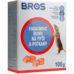 Bros Parafínové bloky na myši a potkany 100 g 1699 – Hledejceny.cz