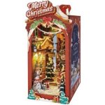 RoboTime 3D skládačka Zarážka na knihy Vánoční ulička – Zboží Dáma