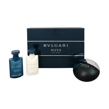 Bvlgari Aqva pour Homme EDT 50 ml + sprchový gel 40 ml + balzám po holení 40 ml dárková sada