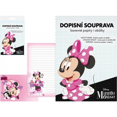 Dětská dopisní souprava pro dívky Disney Minnie (5550283) – Zboží Mobilmania