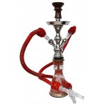 Top Mark Vodní dýmka Eset červená NEW 2 hadice 46 cm – Zboží Dáma