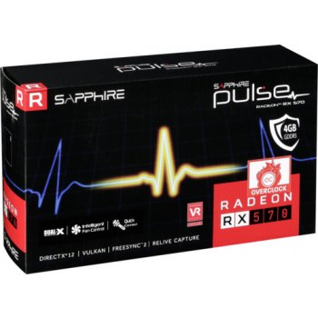 Sapphire Radeon RX 570 Pulse 4GB DDR5 11266-04-20G