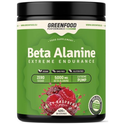 GreenFood Beta Alanine 420 g – Zboží Mobilmania