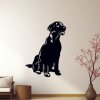 dřevo života Dřevěný obraz psa Flat coated retriever Rozměry (cm): 45x60, Zvolte barvu dekoru: Černá