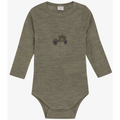 Celoroční merino body CeLaVi DR Žebro Traktor Dusky Green – Zboží Mobilmania