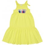 Winkiki Kids Wear Dívčí šaty Cat žlutá – Hledejceny.cz
