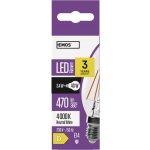 Emos LED FLM CANDLE 3,4W 40W 470lm E14 NW – Zboží Mobilmania