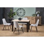 HALMAR Jídelní rozkládací stůl BAGIO 120-160/80 cm dub artisan/černý – Zboží Dáma