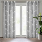 Takoy Dekorační záclona 140x250 cm s motivem pampelišek vytvořeným technikou reliéfního potisku-HF-367193 | 140 x 250 cm – Zboží Mobilmania