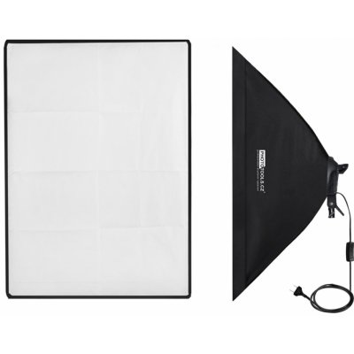 Phototools Trvalé světlo pro 4 žárovky E27 softbox 50x70cm G804D-1 – Zboží Živě