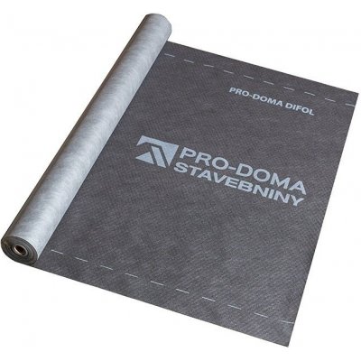Fólie difúzní DIFOL 150 g 2AP 1,5 x 50 m (75 m² / role) PRO-DOMA – Zboží Mobilmania
