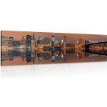 Obraz odraz Manhattanu ve vodě - 120x40 – Hledejceny.cz
