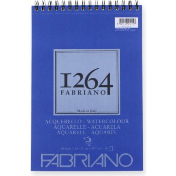 Fabriano Skicák 1264 Aquarelle 300 g/m2 30 archů A4