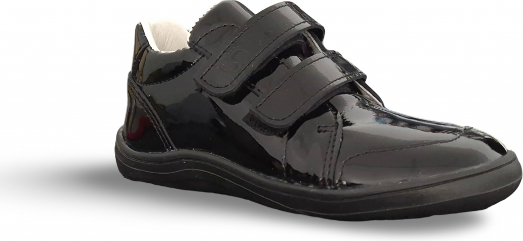 Baby Bare Shoes Febo Go Shiny Black