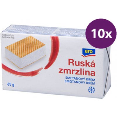 Aro Ruská zmrzlina smetanová 10 x 180 ml – Zboží Mobilmania