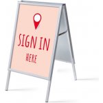 Jansen Display Set reklamního áčka A1, Přihlášení, červený, anglicky, 639 x 1094 mm – Hledejceny.cz