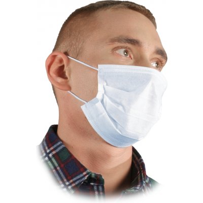 Reis MAS W jednorázová hygienická rouška 3vrstvá bílá 100 Ks – Zboží Dáma