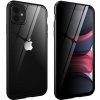 Pouzdro AppleMix Apple iPhone 11 - 360° ochrana - magnetické uchycení - skleněné / kovové - privacy černé