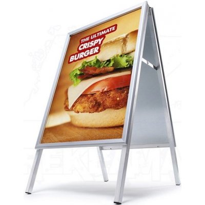 A-Z Reklama CZ Standard reklamní stojan áčko na plakáty ostrý roh A1 – Zboží Mobilmania