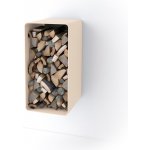 Flamingo DELUXE 1 Stojan na dřevo krémová – Zboží Dáma