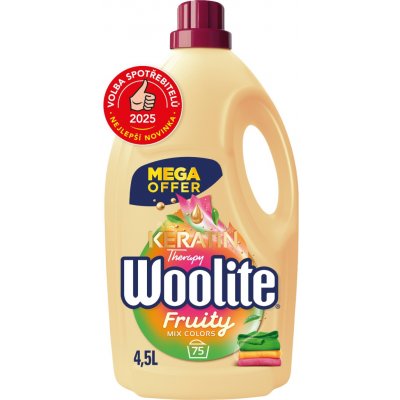 Woolite Color Fruity Keratin prací gel 4,5 l 75 PD – Sleviste.cz
