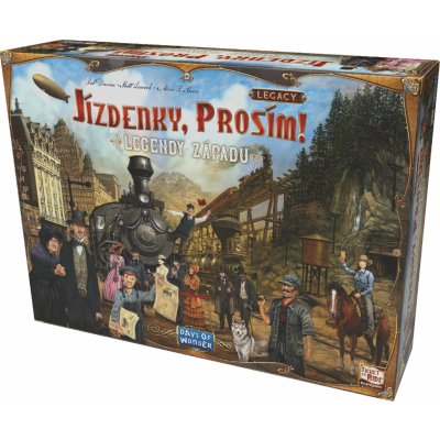 ADC Blackfire Jízdenky, prosím! Legacy: Legendy západu + promo set miniatur měst – Zboží Mobilmania