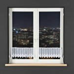 Dekorační metrážová vitrážová záclona MONIKA - VIOLA bílá výška 30 cm MyBestHome – Zboží Dáma