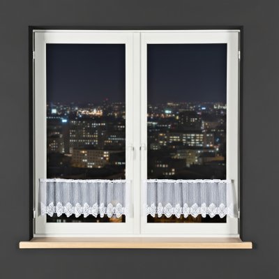 Dekorační metrážová vitrážová záclona MONIKA - VIOLA bílá výška 30 cm MyBestHome – Zboží Dáma