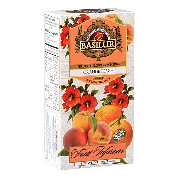 Basilur Fruit Orange Peach 25 x 2 g