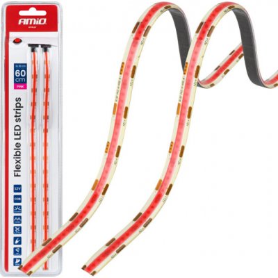 LED pásky COB do auta růžová 2x30 cm 12V – Sleviste.cz