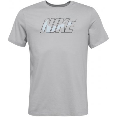 Nike pánské tričko DRI-FIT šedá černá – Zboží Mobilmania