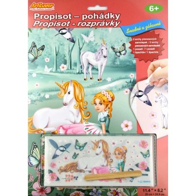 ARTLOVER Propisovací obrázek Princezna a jednorožec RBW-EP100 – Hledejceny.cz