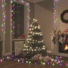 Vánoční osvětlení DKD HOME DECOR LED pohádková světla se 400 LED diodami Pastelové vícebarevné 40 m PVC
