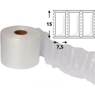 Folie HDPE na vzduchové polštářky, MAMA 150*75 mm, návin 600 m – Hledejceny.cz