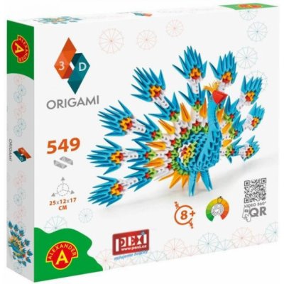 Alexander Origami 3D Páv – Zboží Mobilmania