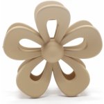 Skřipec na vlasy - květina Barva: černá – Zboží Mobilmania