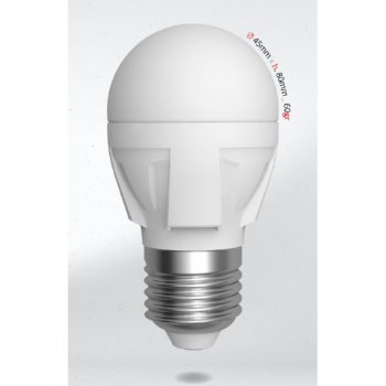 Skylighting LED žárovka mini globe E27 6W/600lm studená bílá