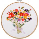 Sada na vyšívání s předtištěným motivem béžová – Zboží Mobilmania