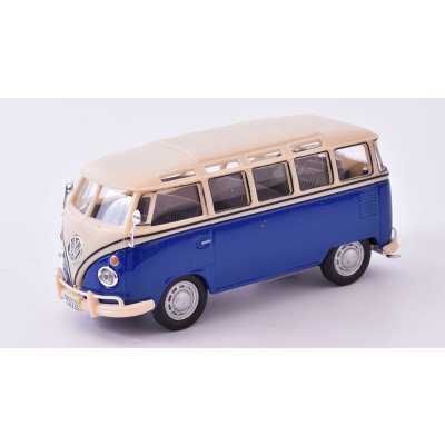 Volkswagen T1 Samba Minibus 1962 Cararama modrá 1:43 – Zbozi.Blesk.cz