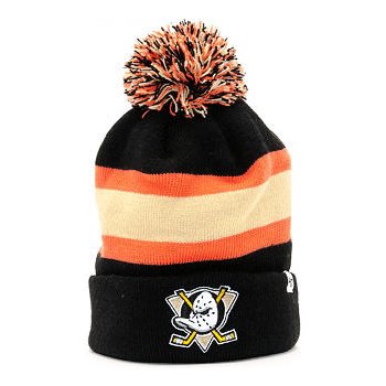 '47 Brand NHL Anaheim Ducks Breakaway Cuff Knit black černá / oranžová